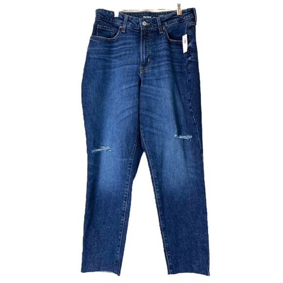 Old Navy New Jeans Curvy High Rise OG Straight Secret Slim Ankle Women’s Size 12 - Picture 1 of 7